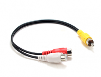 AV 2 in 1 video and audio cable