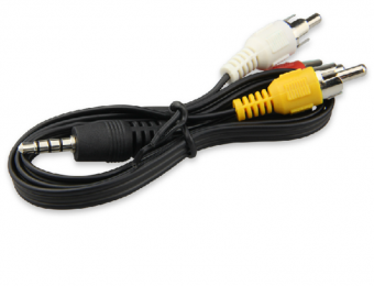Audio and video data cable 3.5mm 3 in 1 AV composite cable