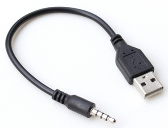 USB to 3.5mm audio video cable