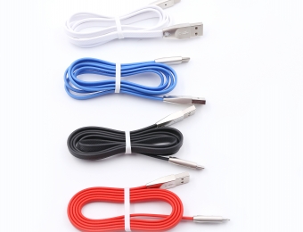 Micro usb luminous data line noodle line